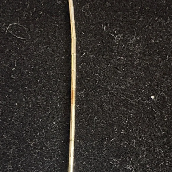 Vintage Mother of Pearl Silver Butterfly Pendant Necklace - Picture 4 of 7